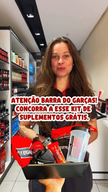 Sorteio de kit de suplementos para clientes